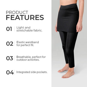 [40% OFF] Skirt Leggings With Pockets