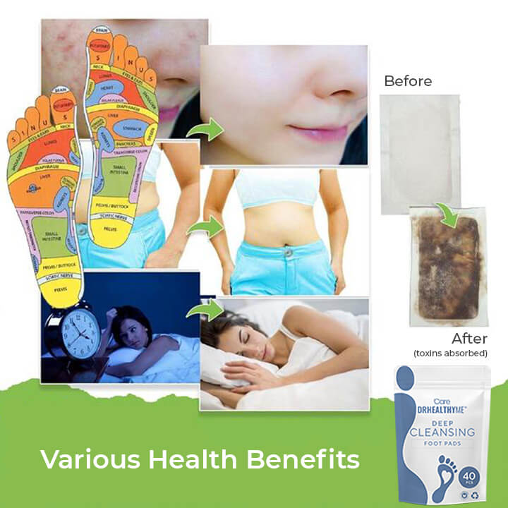 40 Pcs Herbal Detox Foot Pads