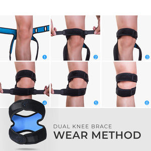(1+1 FREE) Double Strap Knee Braces