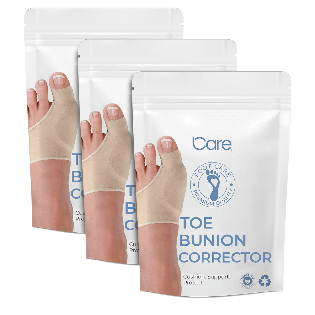 3x Pairs Toe Bunion Corrector